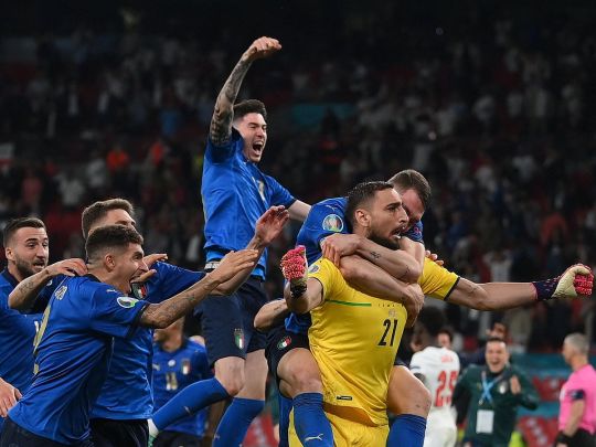 Італія — Англія — 1:1 (по пенальті — 3:2): хроніка фіналу Євро-2020 на «Уемблі», відео голів