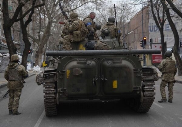 В ВСУ показали военную технику в центре Одессы