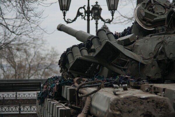 В ВСУ показали военную технику в центре Одессы