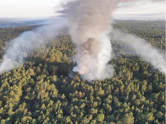 У&nbsp;Берліні другу добу гасять масштабну пожежу: шокуюче відео