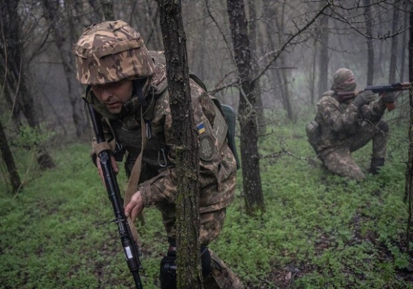 Карта боевых действий в Украине 16 апреля
