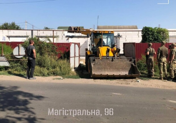 В Хаджибейском районе снесли очередной нахалстрой
