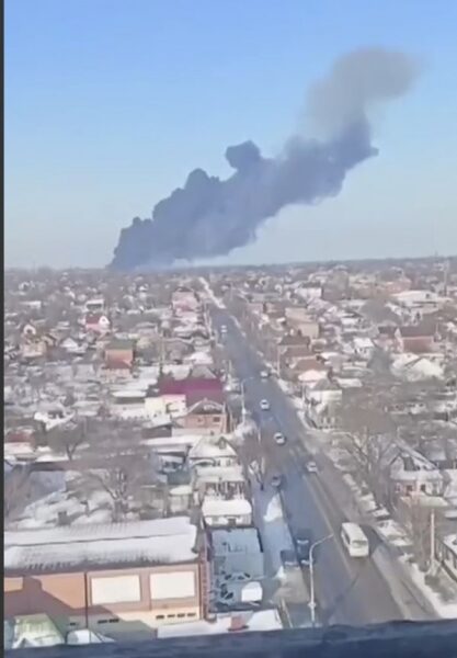 Ні&nbsp;дня без пожеж: в&nbsp;росії палає поліефірний завод (відео)