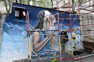 В Одессе рисуют новый мурал