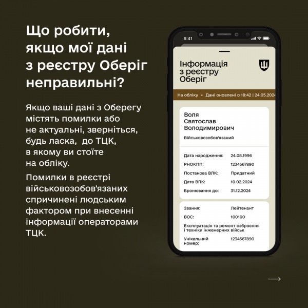 Чи потрібно обов'язково відвідувати ТЦК після оновлення даних у «Резерв+»: що говорять у Міноборони