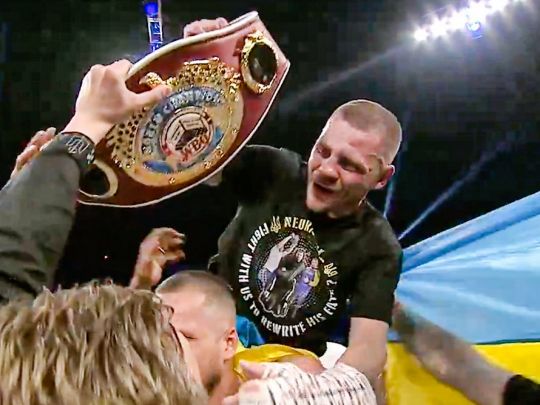 Слідом за&nbsp;Ломаченком та&nbsp;Усиком: Берінчик сенсаційно став чемпіоном світу (відео)