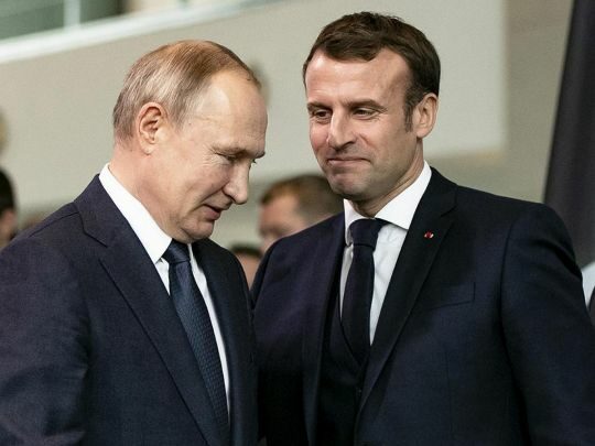 путін не&nbsp;хоче миру в&nbsp;Україні: Макрон про наміри російського диктатора