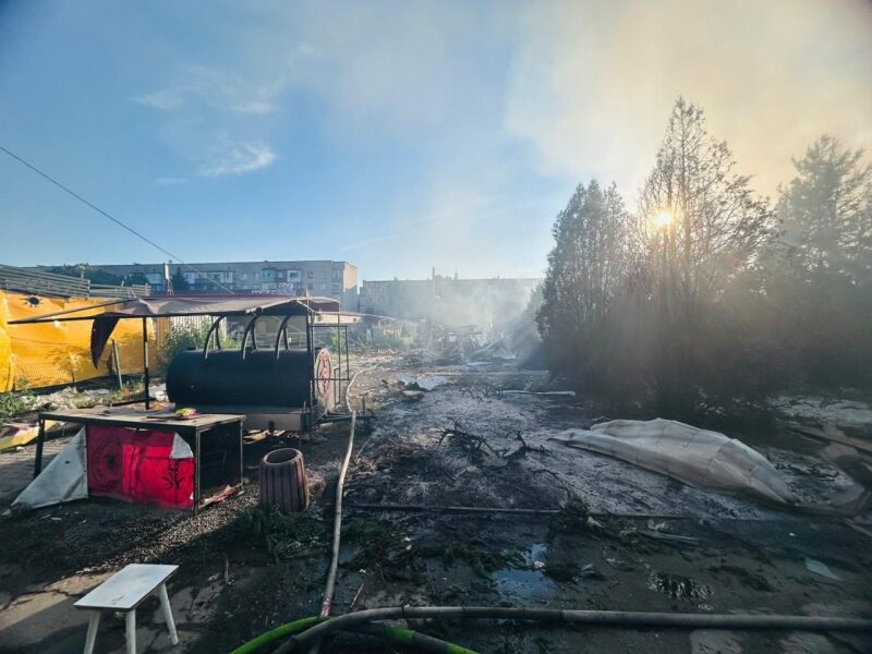 Вночі росіяни масовано атакували Дніпро безпілотниками (фото)