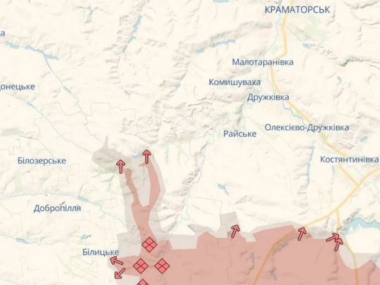 Прорив на&nbsp;Добропілля: DeepState фіксує просування ворога, в&nbsp;ЗСУ заспокоюють