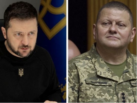 &laquo;Не&nbsp;час&raquo;: Зеленський прокоментував скандальне інтерв'ю Залужного