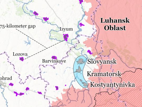 росія прагне прорвати оборону на&nbsp;сході: під ударом міста-фортеці,&nbsp;&mdash; ISW